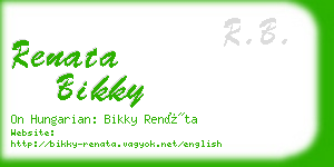 renata bikky business card